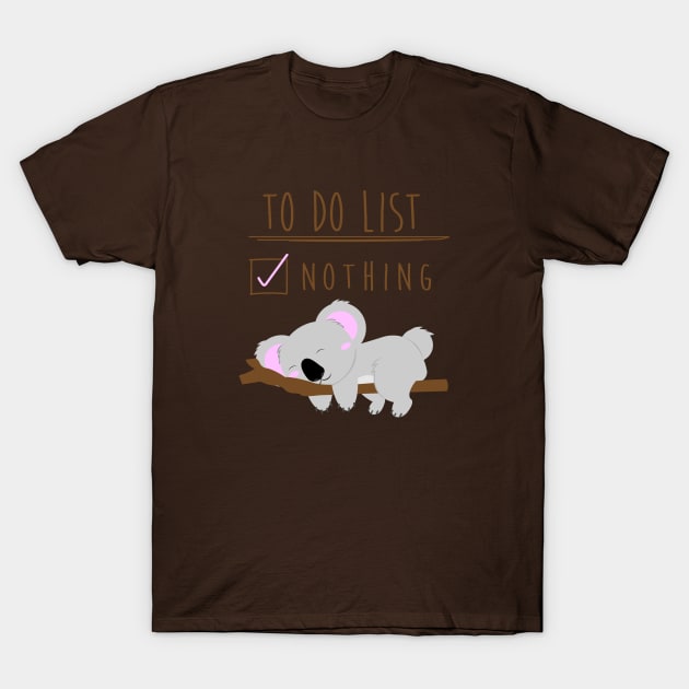 To do list T-Shirt by Namarqueza